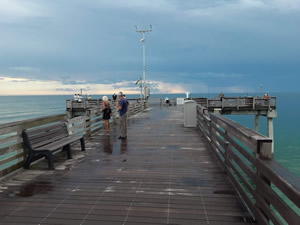 gulf of mexico fishing on the venice fishing pier